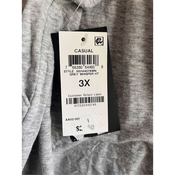 Ideology Plus Size Retro Recycled Drawstring Shorts-3X - Picture 5 of 5